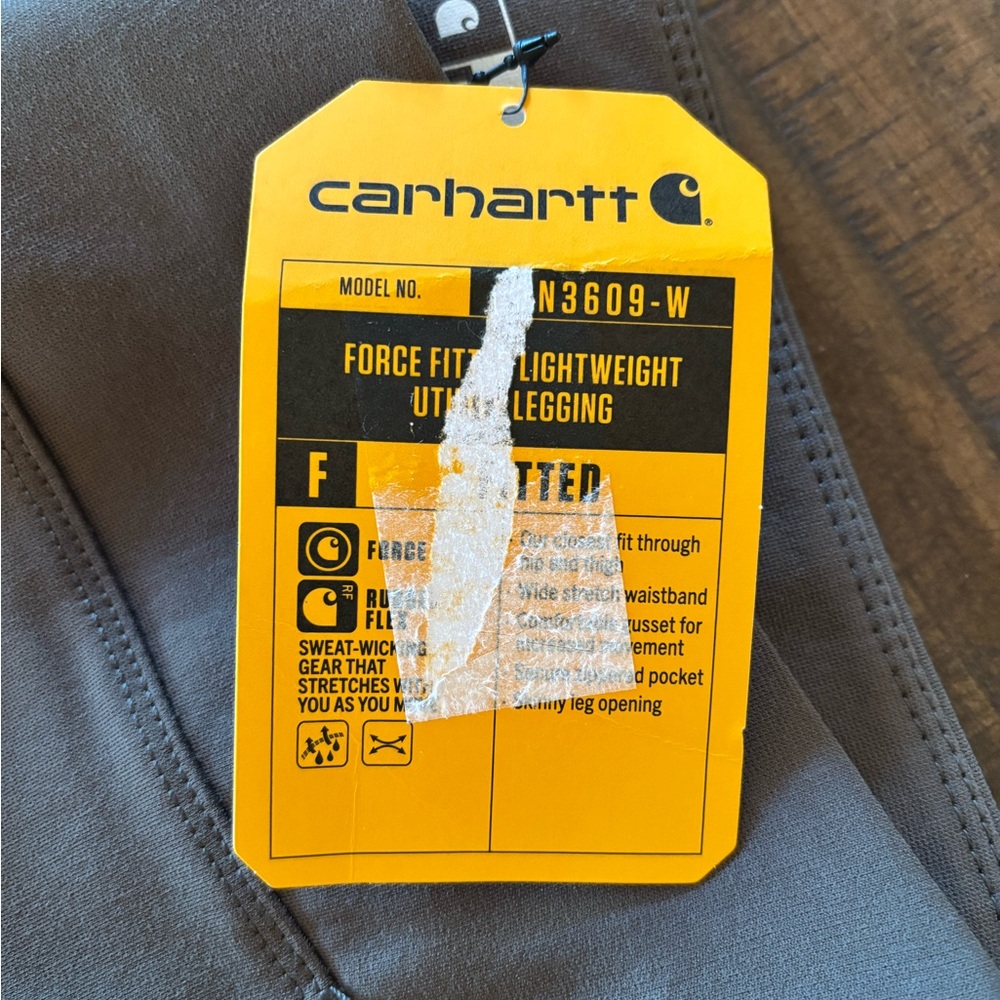 Carhartt Women's Olive Green Leggings - Picture 3 of 5